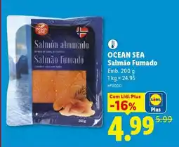 Lidl Ocean Sea Salmão Fumado promoção