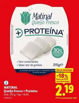 Lidl MATINAL promoção