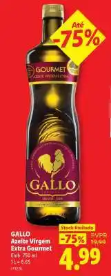 Lidl Gallo Azeite Virgem Extra Gourmet promoção