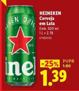 Lidl HEINEKEN promoção