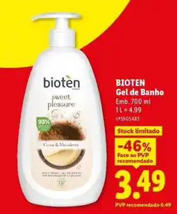 Lidl Bioten Gel de Banho promoção