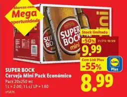 Lidl SUPER BOCK promoção