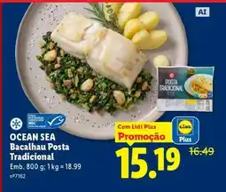 Lidl OCEAN SEA Bacalhau Posta Tradicional promoção