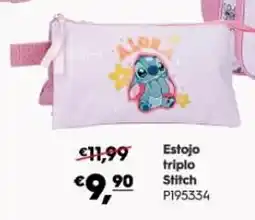 Americana Estojo triplo Stitch promoção