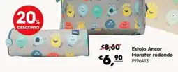 Americana Estojo Ancor Monster redondo promoção