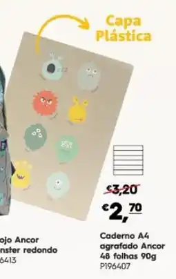 Americana Caderno A4 agramado Ancor promoção