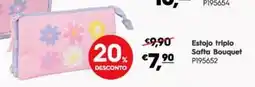 Americana Estojo triplo Safta Bouquet promoção