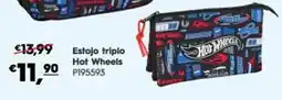 Americana Estojo triplo Hot Wheels promoção