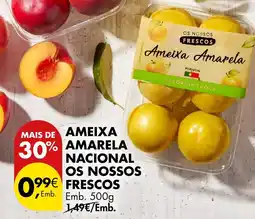 Pingo Doce ameixa amarela nacional os nossos frescos promoção