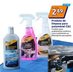 Action Produto de limpeza para automóvel C&C promoção