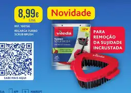 Makro Vileda recarga turbo scrub brush promoção