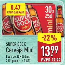 ALDI super bock cerveja mini promoção
