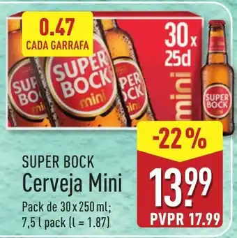Super bock cerveja mini