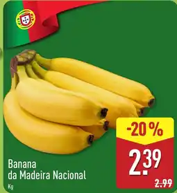 ALDI Banana da Madeira Nacional promoção