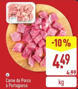 ALDI Carne de Porco à Portuguesa promoção