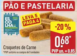 ALDI Croquetes de Carne promoção