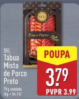 ALDI sel tábua mista de porco preto promoção