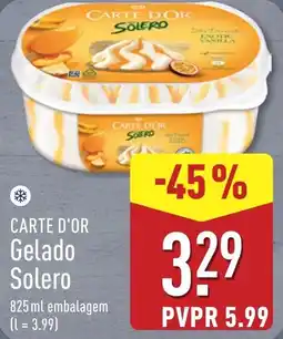 ALDI Carte d'or gelado solero promoção