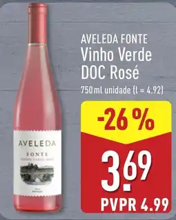 ALDI Aveleda fonte vinho verde rosé promoção
