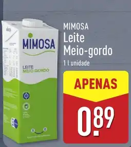 ALDI Mimosa leite meio-gordo promoção