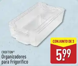 ALDI Crofton organizadores para frigorífico promoção