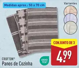 ALDI Crofton panos de cozinha promoção
