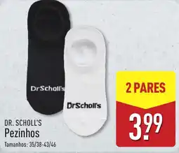 ALDI Dr. Scholl's pezinhos promoção