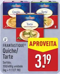 ALDI frantastique quiche/tarte promoção