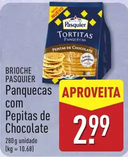 ALDI Brioche pasquier panquecas com pepitas de chocolate promoção