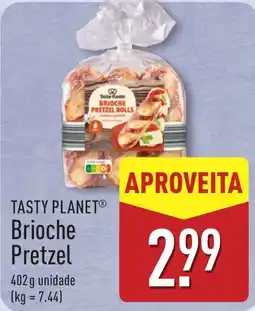 ALDI Tasty Planet Brioche Pretzel promoção