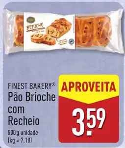 ALDI Finest Bakery Pão Brioche com Recheio promoção