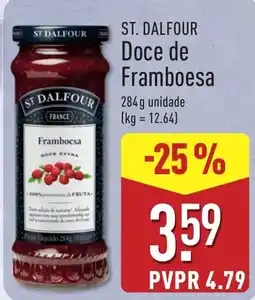 ALDI St dalfour doce de framboesa promoção