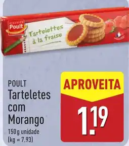 ALDI Poult tarteletes com morango promoção