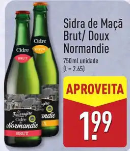 ALDI Sidra de Maçã Brut/Doux Normandie promoção