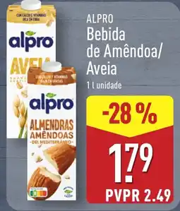ALDI Alpro bebida de amêndoa/aveia promoção