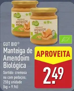 ALDI Gut bio manteiga de amendoim biológica promoção