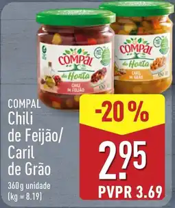 ALDI Compal chili de feijão/caril de grão promoção