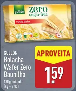 ALDI Gullón Bolacha Wafer Zero Baunilha promoção