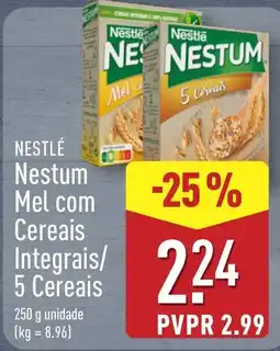 ALDI Nestlé Nestum Mel com Cereais Integrais/5 Cereais promoção