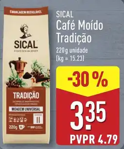 ALDI Sical café moído tradição promoção