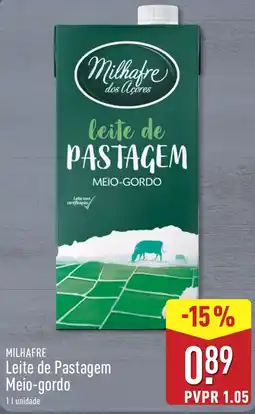 ALDI Milhafre leite de pastagem meio-gordo promoção