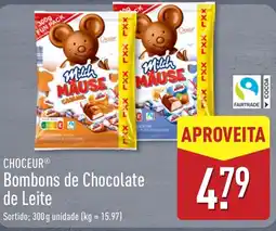 ALDI Choceur Bombons de Chocolate de Leite promoção