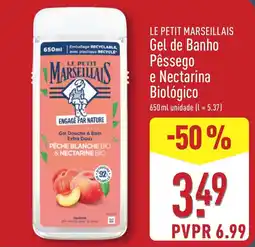 ALDI Le petit marseillais gel de banho pêssego e nectarina biológico promoção