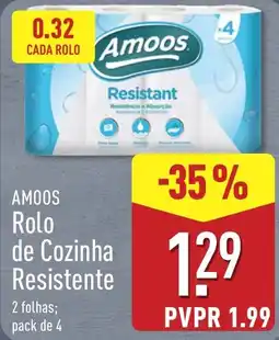 ALDI Amoos rolo de cozinha resistente promoção