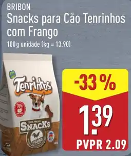 ALDI Bribon snacks para cão tenrinhos com frango promoção
