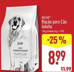 ALDI Baldo ração para cão adulto promoção