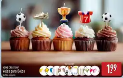 ALDI Home creation velas para bolos sortido conjunto promoção