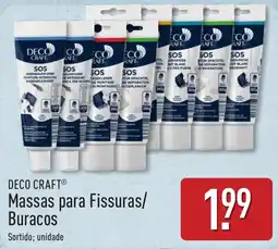 ALDI Deco Craft massas para fissuras/buracos promoção