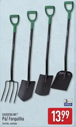 ALDI gardenline pá/ forquilha promoção