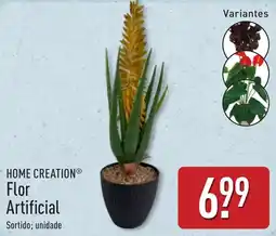 ALDI Home creation flor artificial sortido; unidade promoção